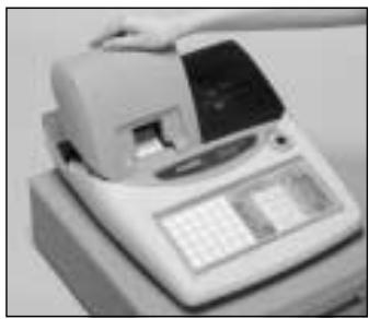 CASIO TK-T200 - Pour installer le rouleau de papier du journal - 11