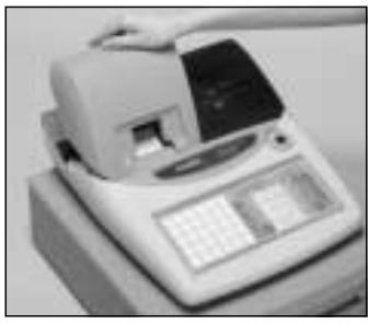 CASIO TK-T200 - Pour installer le rouleau de papier des tickets de caisse - 1