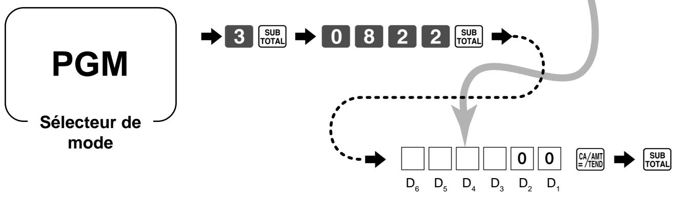 CASIO TK-T200 - Programmation des commandes d'impression de relevé avec ou sans remise à zéro - 6