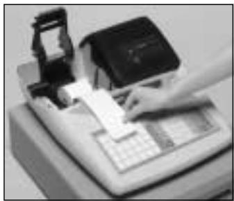 CASIO TK-T200 - Pour installer le rouleau de papier des tickets de caisse - 2