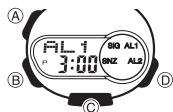 CASIO 3793 - Pour activer et désactiver les avertisseurs et le signal horaire - 1