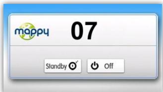 MAPPY ITI E408ND, ITI E408, ITI E 408 - Turning off your device - 1