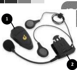 MAPPY MINI X340 MOTO - 8^ Fixar o kit auricular Bluetooth no seu capacete - 1