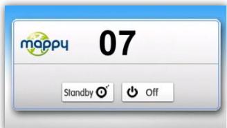 MAPPY ULTI E501 - Turning off your device - 1