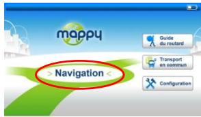 MAPPY ULTI E501 - Click on "Navigation" - 1
