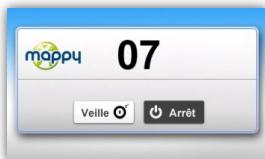 MAPPY ULTI E508 - Eteindre votre appareil - 1