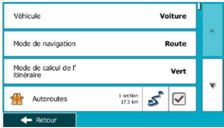 MAPPY ULTI S546 CAV - Modification des types de routes utilisés dans la planification d'itinétaire - 3