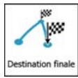 MAPPY ULTI X575 - Sélectionner une nouvelle destination lorsque vous avez déjà un itinéraire : Nouvel itinéraire, étape ou destination finale - 4