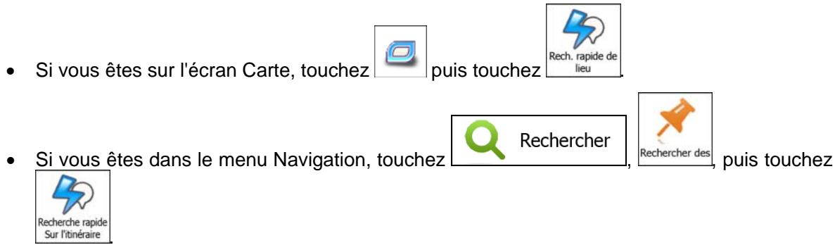 MAPPY ULTI X575 - Recherche rapide pour un lieu d'intérêt - 1