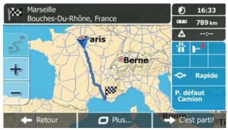 MAPPY ULTI X575 - Sélectionner une destination récente à partir de l'historique - 6