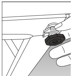 BEKO WMD 26140 T - Réglage des pieds - 1
