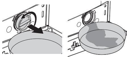 BEKO WMD 77107 - Évacuation de toute eau restante et nettoyage du filtre de la pompe - 3