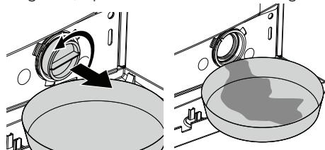 BEKO WMD 78107 S - Elimare eventuale acqua residua e pulire il filtro della pompa - 3