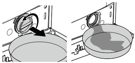 BEKO WMI 71241 - Evacuation de toute eau restante et nettoyage du filtr de la pompe - 4