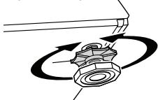 BEKO WMI 71241 - Regolazione dei piedini - 1