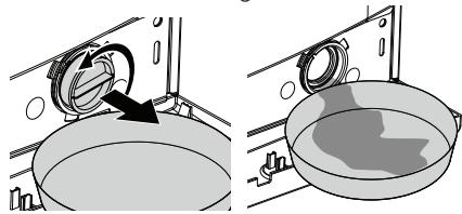 BEKO WMI 71241 - Elimare eventuale acqua residua e pulire il filtrlo della pompa - 4