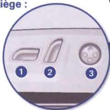 AUDI A3 2012 - Réglage électrique des sièges - 1