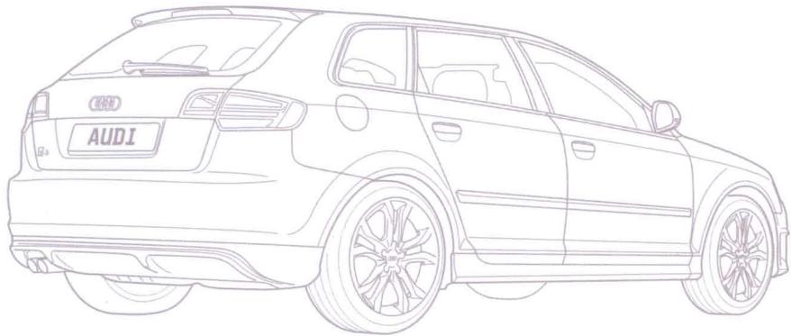 AUDI A3 2012 SPORTBACK - Triangle de présignalisation - 1
