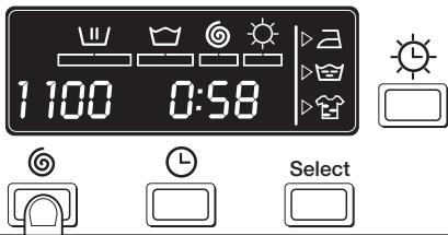 FAGOR FAS 3612 - a Spin speed selection and anti-crease button - 1