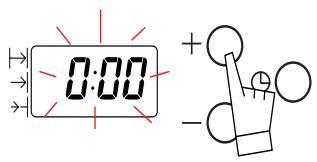 FAGOR HM-480X - Stellen der Uhr des Backofens - 1