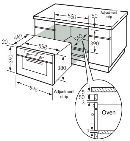 FAGOR HM-480X - Dimensions for installation use - 1