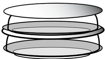 FAGOR MW-3309CEX - Les couvre-assiettes DUO - 1