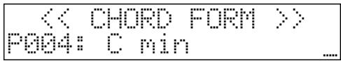 < < CHORD FORM >> P004: C min ....