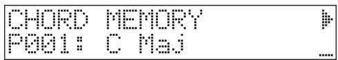 CHORD MEMORY P001: C Maj