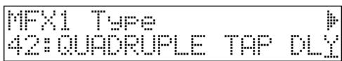 MFX1 Type 42: QUADRUPLE TAP DLY