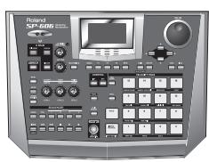 ROLAND SP606 - Échantillonner une série produit par un séquenceur externe - 1