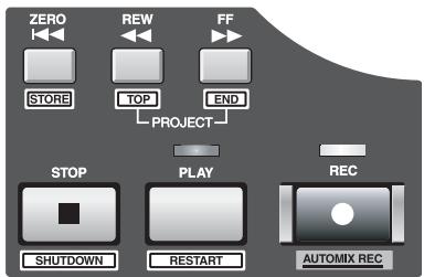 ROLAND VS2400CD - Touches de transport principales - 1