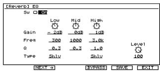 ROLAND VS2400CD - Édition des patches d'effets - 1