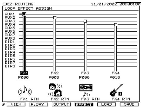 ROLAND VS2400CD - Routage des aux et trajets directs aux effets internes - 1