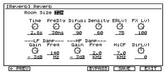 ROLAND VS2400CD - Édition des patches d'effets - 2