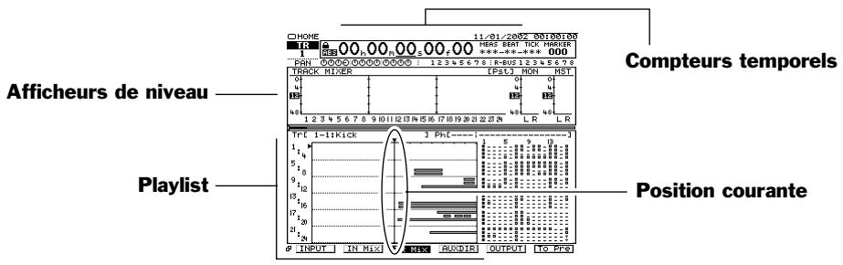 ROLAND VS2400CD - Coup d'oeil rapide sur l'affichage - 1