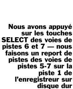 ROLAND VS2400CD - Routage rapide d'un report de pistes - 8