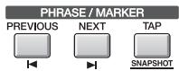 ROLAND VS2400CD - Utilisation des touches previous et NEXT - 1