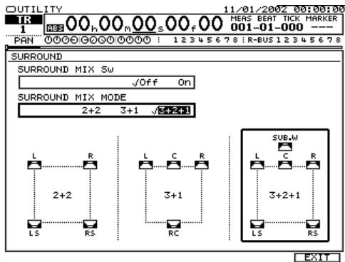 ROLAND VS2400CD - Activer le mode surround - 1
