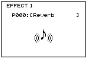 ROLAND VS2400CD - Affichage des algorithms EFFECT - 1