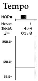 ROLAND VS2400CD - Les éléments d'une tempo map - 1