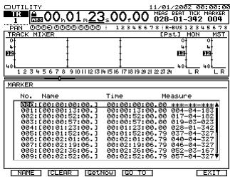 ROLAND VS2400CD - Édition des marqueurs - 2