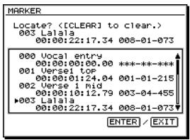 ROLAND VS2400CD - Suppression d'un marqueur - 1