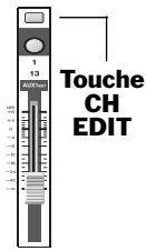 ROLAND VS2400CD - Utilisation des touches CH EDIT - 1