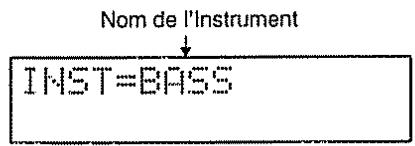 Nom de l'Instrument INST=BASS