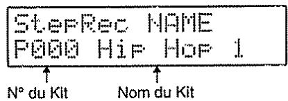 StepRec NAME P000 Hip Hop 1 N° du Kit Nom du Kit
