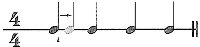 ROLAND DR-5 - Décalage dans le temps (Timing Shift) - 1
