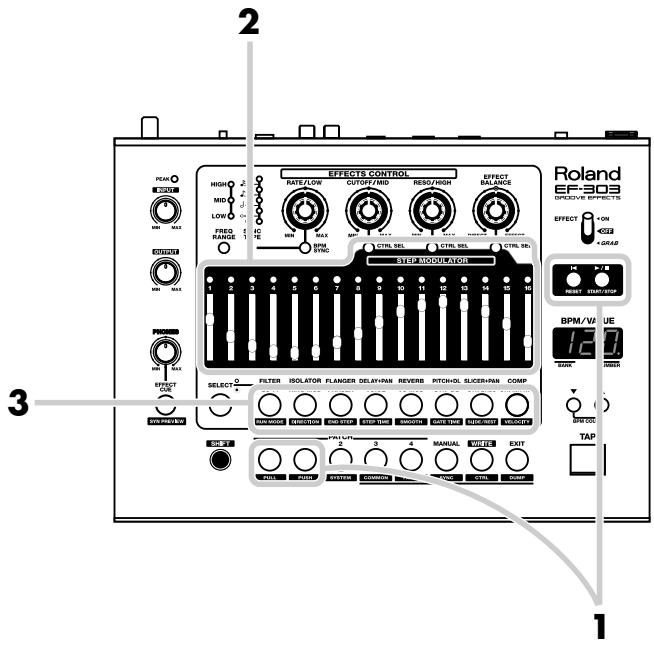 ROLAND EF-303 - Réglages globaux - 2