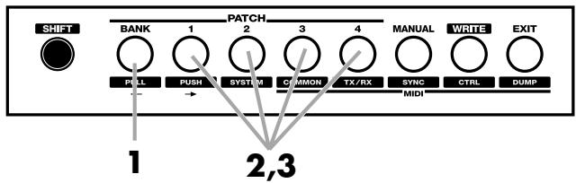 ROLAND EF-303 - Sélection d'un patch - 1