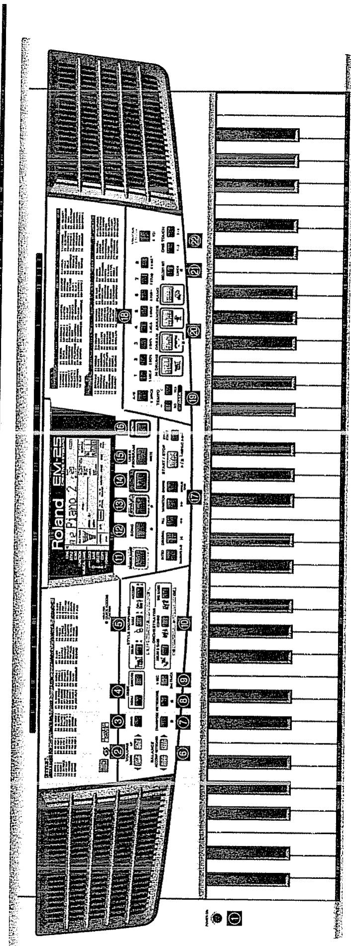 ROLAND EM-25 - Features - 1