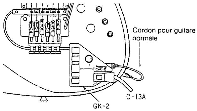 Cordon pour guitare normale GK-2 C-13A